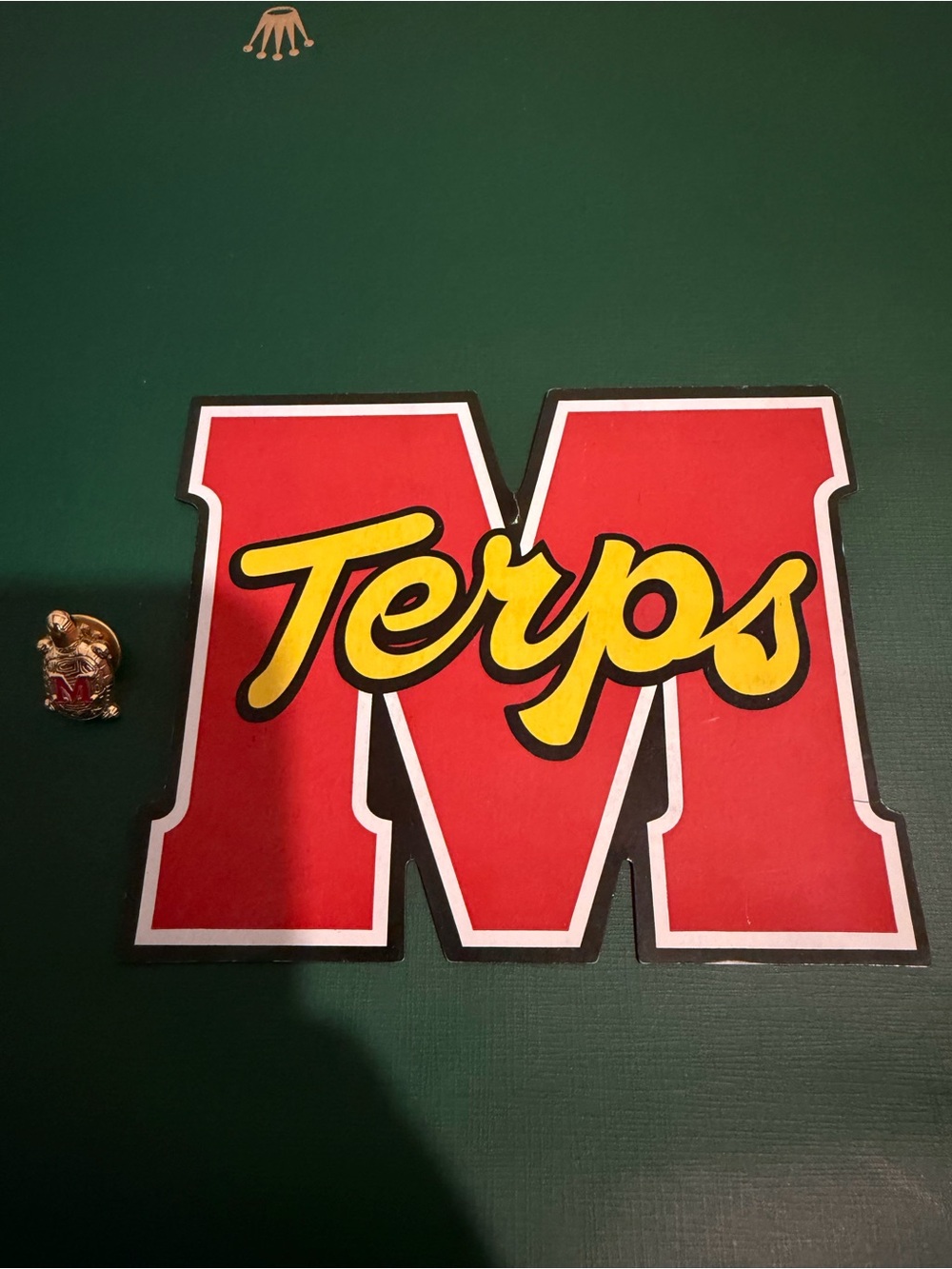 Gold Pin & Magnet University Of Maryland, College Park